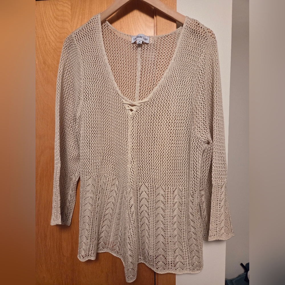 Beige Knit Sweater